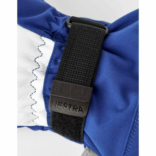 Women Hestra Army Leather Heli Ski 3-Finger Mittens