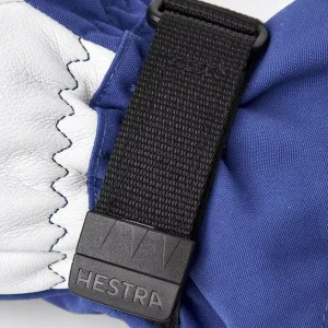 Women Hestra Army Leather Heli Ski 5-Finger Gloves