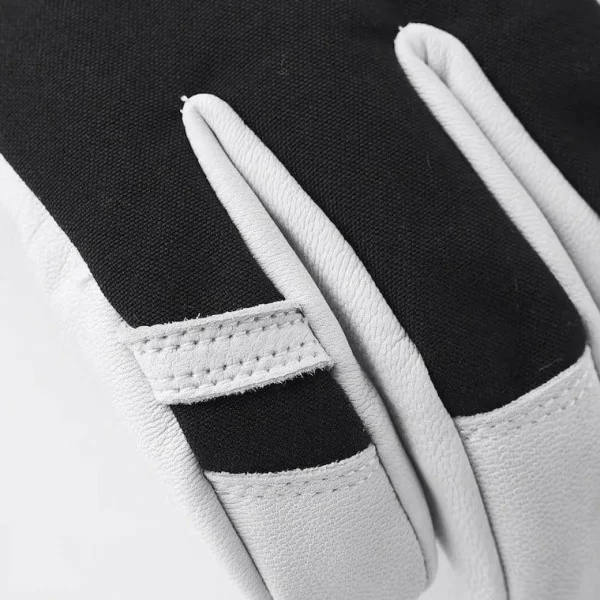 Women Hestra Army Leather Heli Ski 5-Finger Gloves