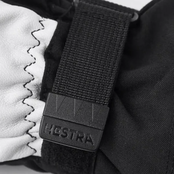 Women Hestra Army Leather Heli Ski 5-Finger Gloves