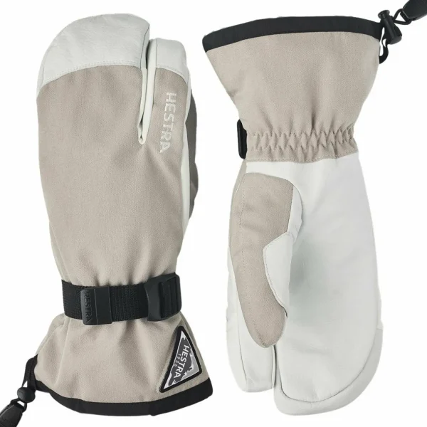 Women Hestra Powder Gauntlet 3 Finger Mittens