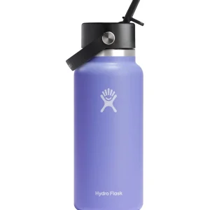 Women Hydro Flask 32oz Wide Mouth Flex Straw Cap Water Bottle