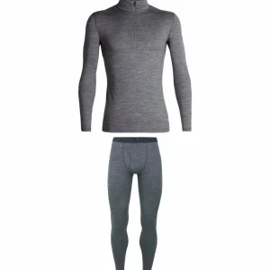 Icebreaker 200 Oasis Long Sleeve Half Zip Top + Fly Leggings 2022