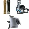 Jones Hovercraft 2.0 Splitboard + Karakoram Nomad + Split Interface Splitboard Bindings + Nomad Universal Tail Clip Splitboard Skins 2025