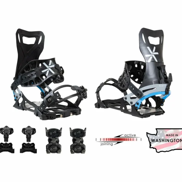 Jones Hovercraft 2.0 Splitboard + Karakoram Nomad + Split Interface Splitboard Bindings + Nomad Universal Tail Clip Splitboard Skins 2025