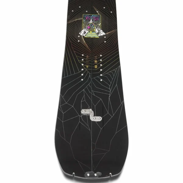 Jones Mountain Twin Splitboard + Union Charger Splitboard Bindings + Nomad Universal Tail Clip Splitboard Skins 2025