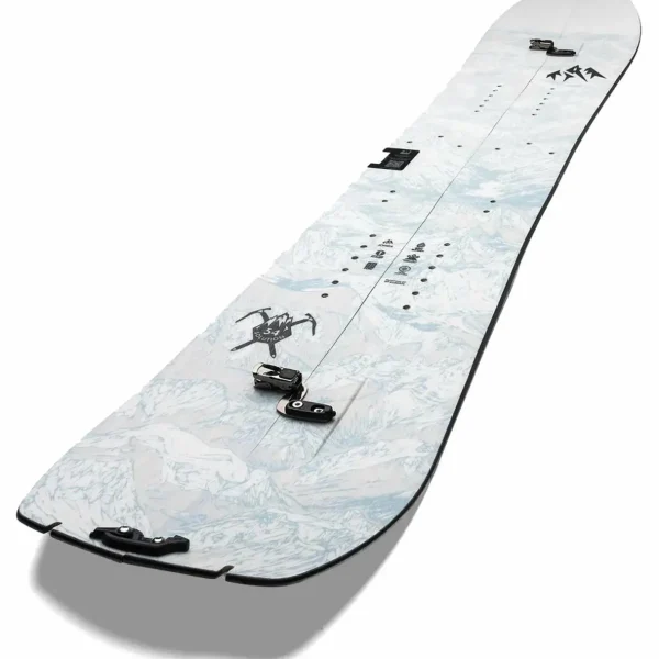 Jones Solution Splitboard + Nomad Quick Tension Tail Clip Splitboard Skins 2025