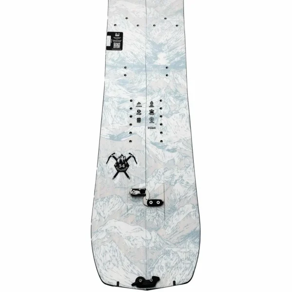 Jones Solution Splitboard + Nomad Quick Tension Tail Clip Splitboard Skins 2025