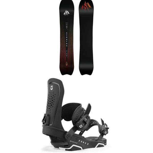 Jones Stratos Snowboard + Union Force Snowboard Bindings 2025