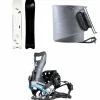 Jones Ultralight Hovercraft 2.0 Splitboard + Nomad Pro Quick Tension Tail Clip Splitboard Skins + Karakoram Nomad + Split Interface Splitboard Bindings 2025