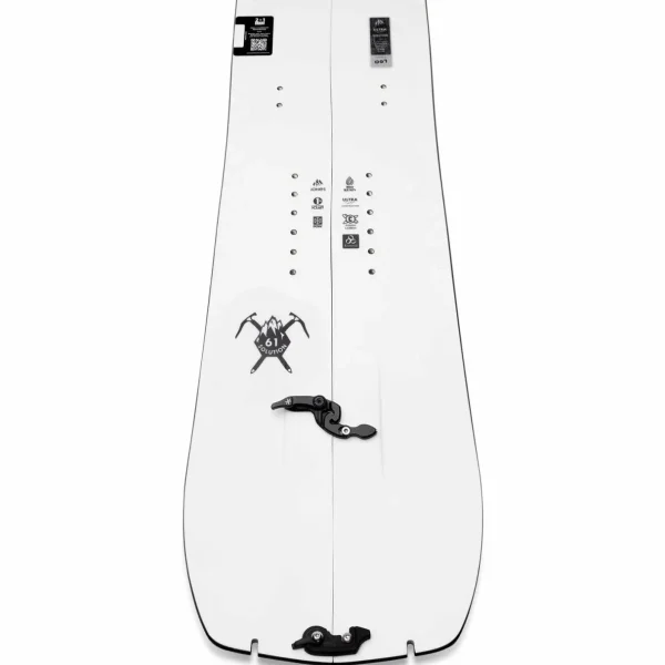 Jones Ultralight Solution Splitboard + Karakoram X-Carbon + Split Interface Splitboard Bindings + Nomad Pro Universal Tail Clip Splitboard Skins 2025