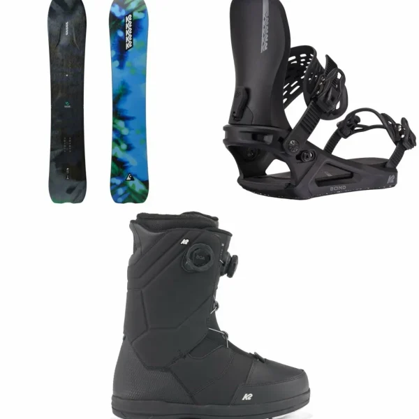 K2 Alchemist Snowboard + Bond Snowboard Bindings + Maysis Snowboard Boots 2025