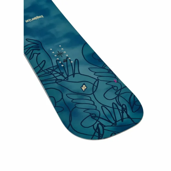 K2 Dreamsicle Snowboard + Cassette Snowboard Bindings - Women's 2025