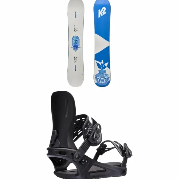 K2 Extravision Snowboard + Network Snowboard Bindings - Women's 2025