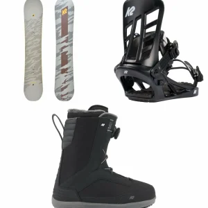 K2 Gateway Pop Snowboard + Indy Snowboard Bindings + Raider Snowboard Boots 2025