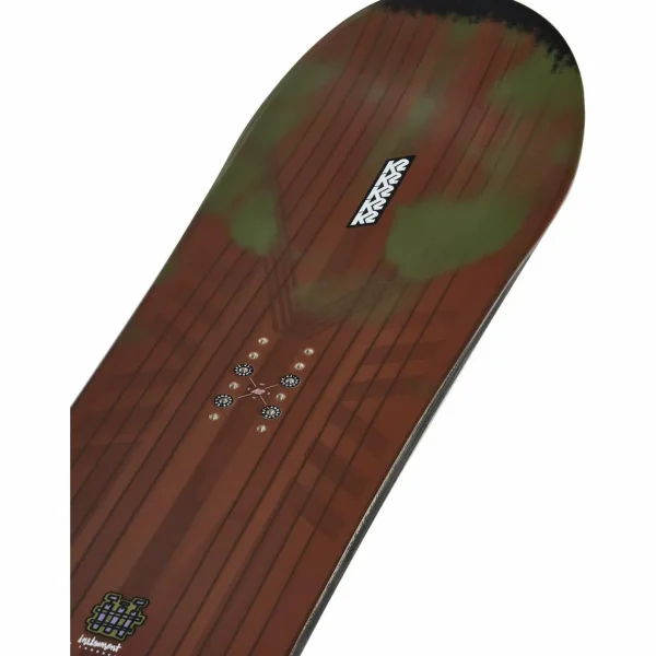 K2 Instrument Snowboard + Bond Snowboard Bindings 2025