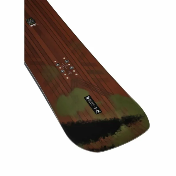 K2 Instrument Snowboard + Bond Snowboard Bindings 2025