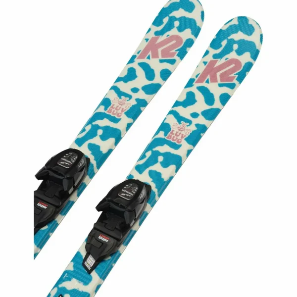 Kids K2 Luv Bug Skis + FDT 7.0 Bindings - Kids' 2024