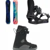 K2 Passport Snowboard + Network Snowboard Bindings + Kinsley Snowboard Boots - Women's 2025