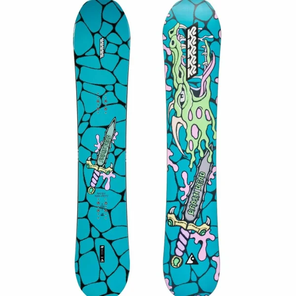K2 x Brain Dead Passport Snowboard + Network Snowboard Bindings - Women's 2025