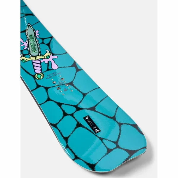 K2 x Brain Dead Passport Snowboard + Network Snowboard Bindings - Women's 2025