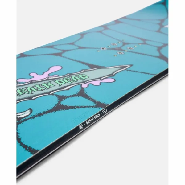 K2 x Brain Dead Passport Snowboard + Network Snowboard Bindings - Women's 2025