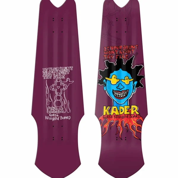 Krooked Kader Guest Tri-Plane 9.75 Skateboard Deck