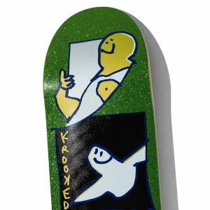 Krooked Worrest Gold Burd Twin Tail Slick 8.3 Skateboard Deck