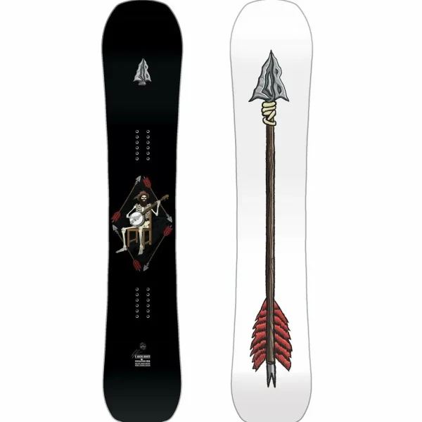 Lib Tech EJack Knife C3 Snowboard + Bent Metal Axtion Snowboard Bindings 2025