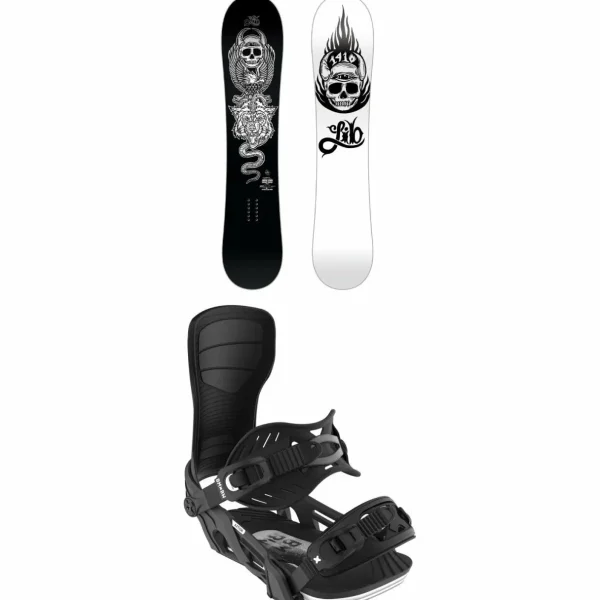 Lib Tech Jamie Lynn Short Wide C3 Snowboard + Bent Metal Axtion Snowboard Bindings 2025