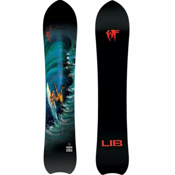 Lib Tech MC Wayfinder II C2 Snowboard + Bent Metal Axtion Snowboard Bindings 2025