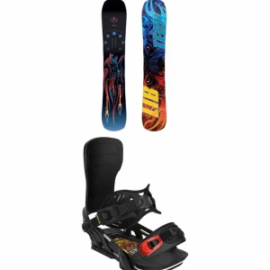 Lib Tech Rasman C2X Snowboard + Bent Metal Transfer Snowboard Bindings 2025