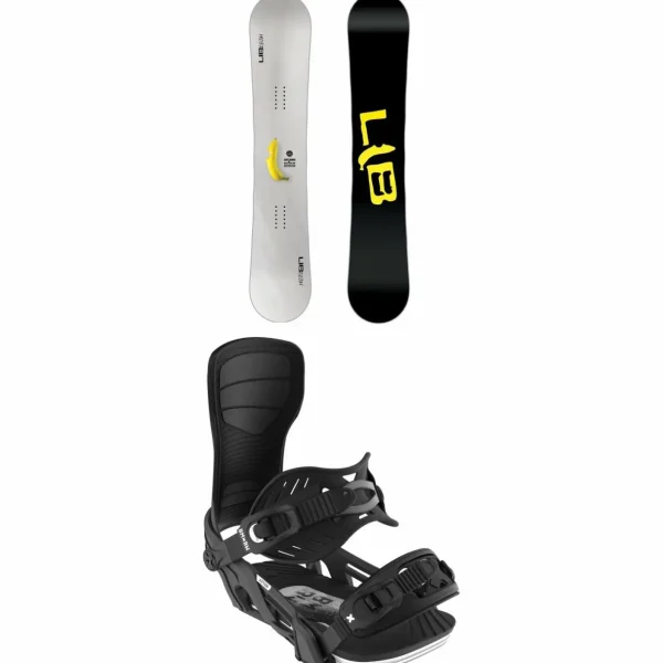 Lib Tech Skate Banana BTX Snowboard + Bent Metal Axtion Snowboard Bindings 2025