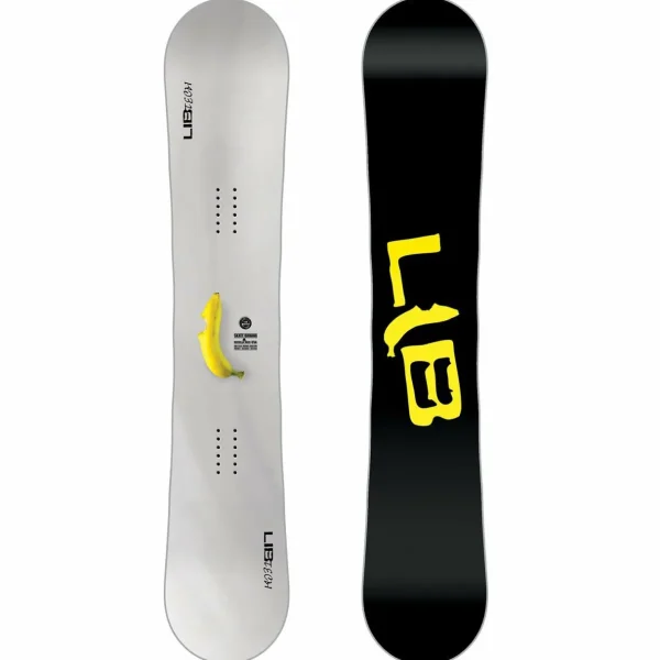 Lib Tech Skate Banana BTX Snowboard + Nidecker Supermatic Snowboard Bindings 2025