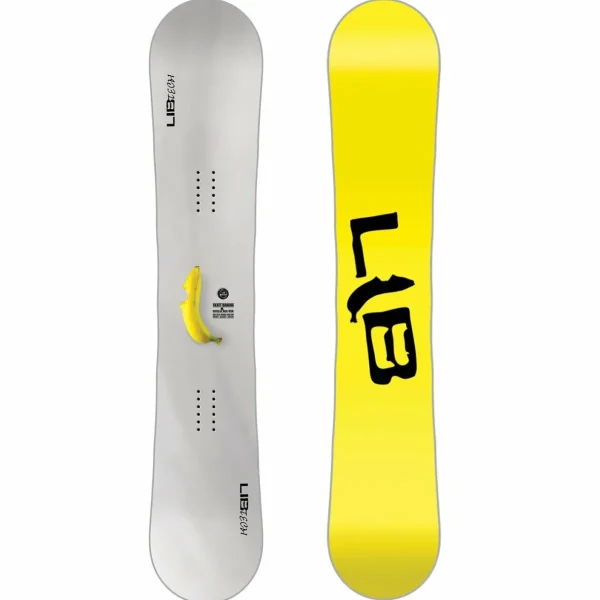 Lib Tech Skate Banana BTX Snowboard + Nidecker Supermatic Snowboard Bindings 2025