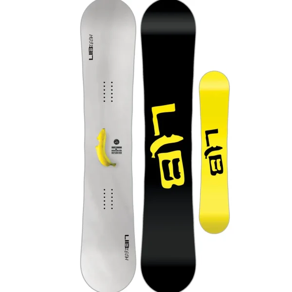 Lib Tech Skate Banana BTX Snowboard + Nidecker Supermatic Snowboard Bindings 2025