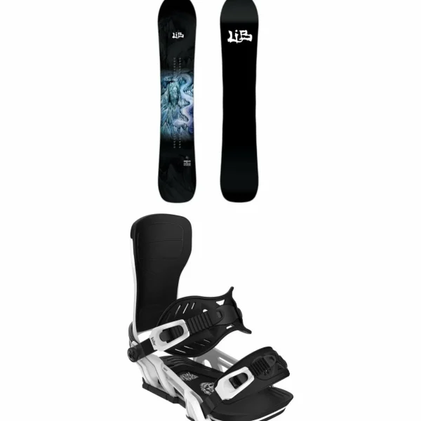 Lib Tech Skunk Ape C2X Snowboard + Bent Metal Transfer Snowboard Bindings 2025