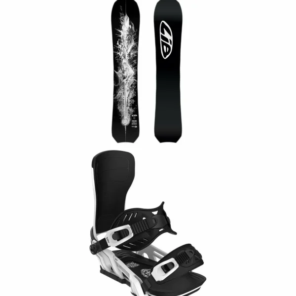Lib Tech T. Rice Orca Snowboard + Bent Metal Transfer Snowboard Bindings 2025