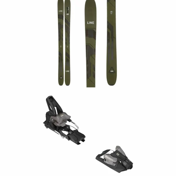 Line Skis Blade Optic 104 Skis + Salomon Strive 14 GW Ski Bindings 2024