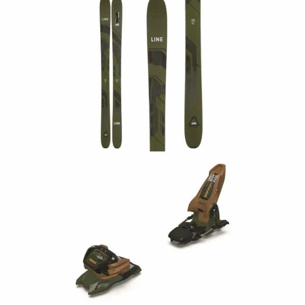 Line Skis Blade Optic 104 Skis + Marker Griffon 13 ID Ski Bindings 2024