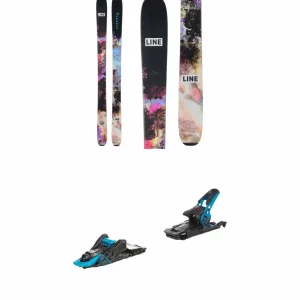 Line Skis Pandora 99 Skis + Salomon S/Lab Shift MNC 13 Alpine Touring Ski Bindings
