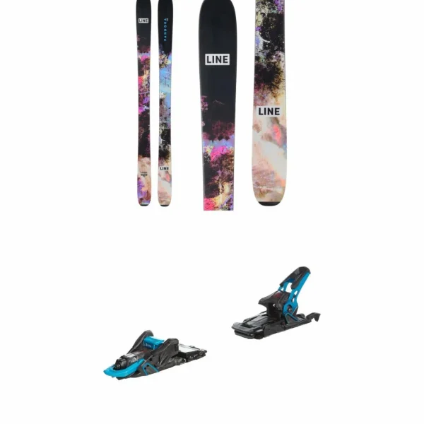 Line Skis Pandora 99 Skis + Salomon S/Lab Shift MNC 13 Alpine Touring Ski Bindings