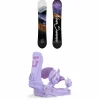 Never Summer Lady FR Snowboard + Union Trilogy Snowboard Bindings - Women's 2025
