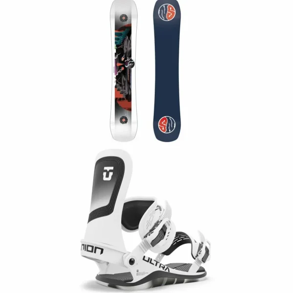 Never Summer Proto Slinger Snowboard + Union Ultra Snowboard Bindings 2025