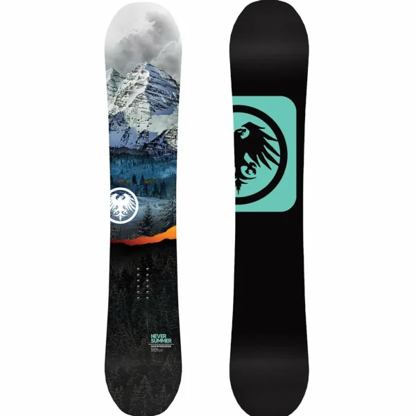 Never Summer Snowtrooper Snowboard + Union Force Classic Snowboard Bindings