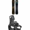 Nidecker Escape Plus Snowboard + Supermatic Snowboard Bindings 2025