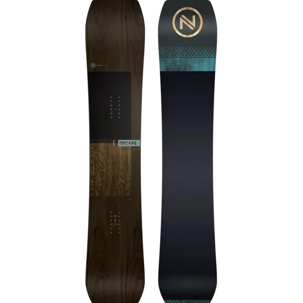Nidecker Escape Plus Snowboard + Supermatic Snowboard Bindings 2025