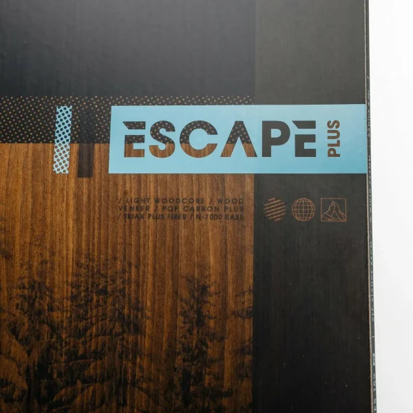 Nidecker Escape Plus Snowboard + Supermatic Snowboard Bindings 2025