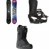 Nidecker Gamma APX Snowboard + Season Universal Snowboard Bindings + Rift Snowboard Boots 2025