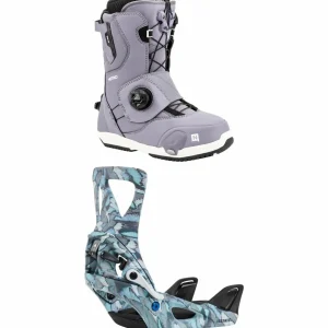 Nitro Cave Step On TLS Snowboard Boots + Burton Step On Snowboard Bindings - Women's 2025